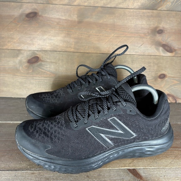 new balance 680 v7 mens size 10 shoes black athletic running sneakers - Picture 1 of 8